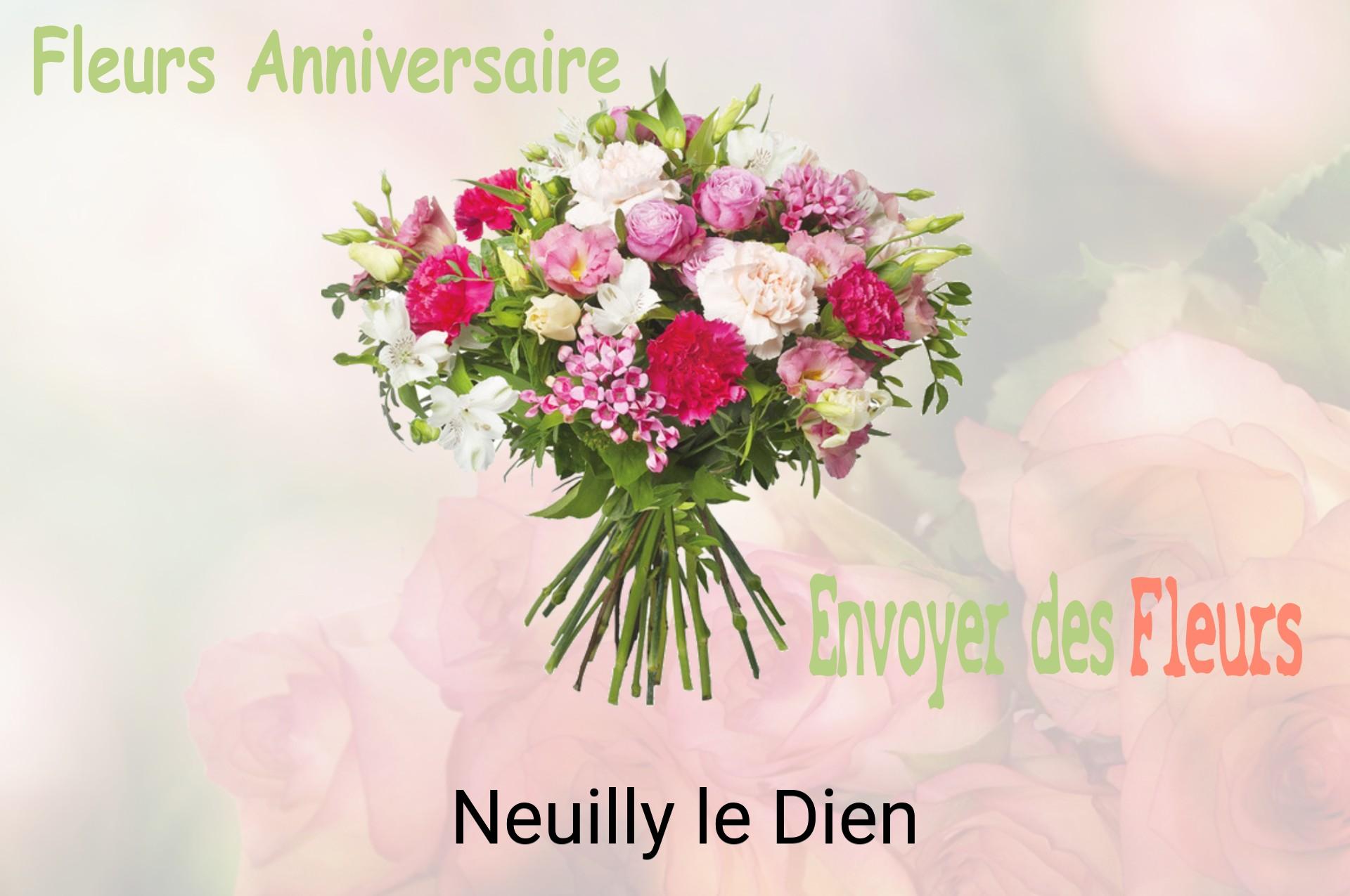 Bouquet de fleurs d’anniversaire livré à Neuilly-le-Dien